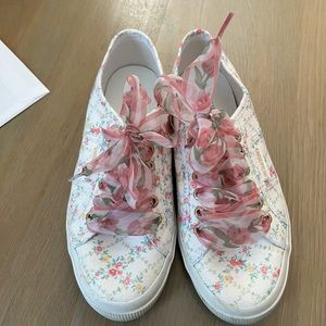 Loveshack Fancy for Superga floral sneakers